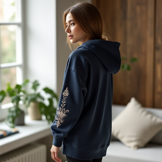 Embroidered Elegance Hoodie